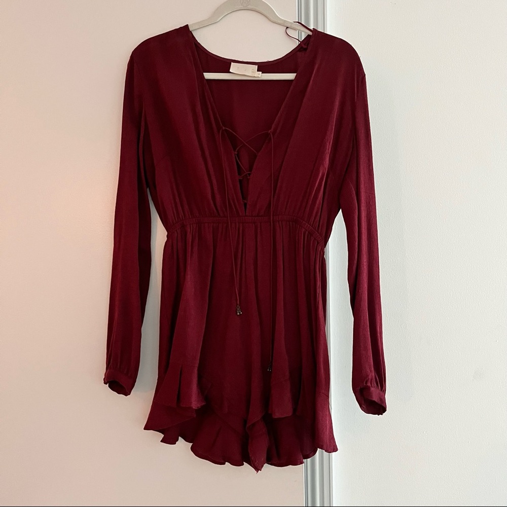 TJD Red Romper